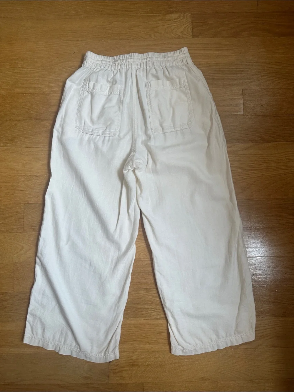 COMMUNITY Drawstring Pants in White - Size Small